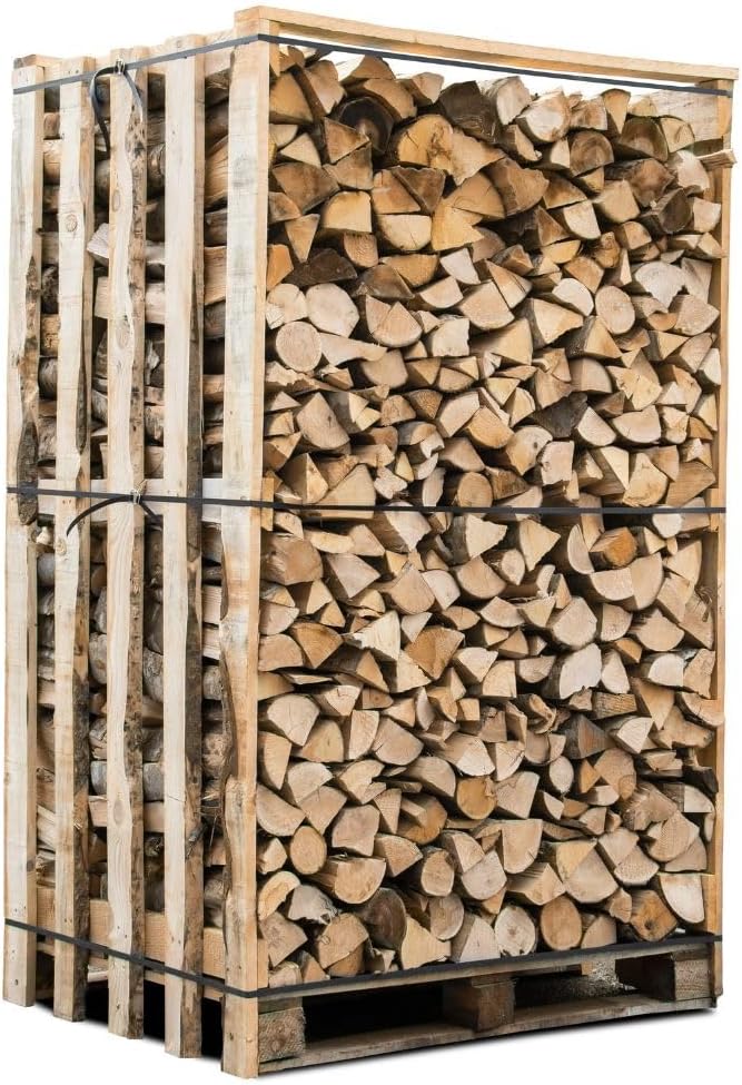 3 stères de Bois de Chauffage coupé/Fendu en 30 cm Box de 2,1m3 Bois Sec pour cheminée poêle Four Pizza ooni cuisinières Barbecue Weber Charbon et brasero.